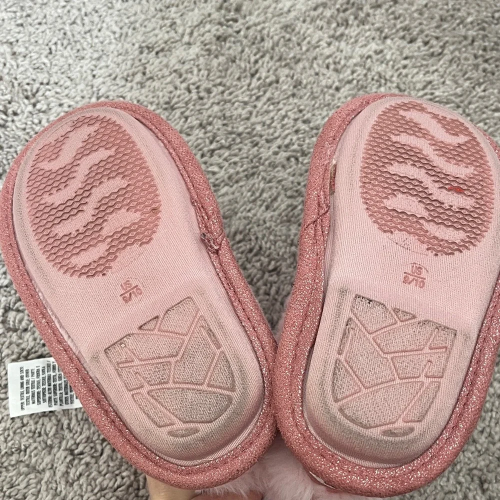 Disney Pink Minnie Mouse Kids Slippers